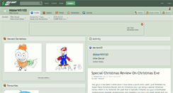 Desktop Screenshot of misterwii100.deviantart.com