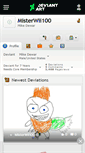 Mobile Screenshot of misterwii100.deviantart.com