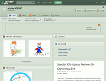 Tablet Screenshot of misterwii100.deviantart.com