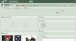 Desktop Screenshot of luenshar.deviantart.com