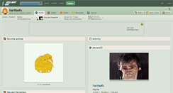 Desktop Screenshot of hanitaafu.deviantart.com