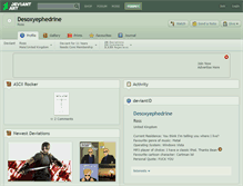 Tablet Screenshot of desoxyephedrine.deviantart.com