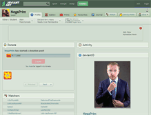 Tablet Screenshot of negaprim.deviantart.com