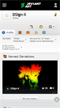 Mobile Screenshot of dsign-x.deviantart.com