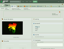 Tablet Screenshot of dsign-x.deviantart.com