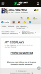 Mobile Screenshot of miss--valentine.deviantart.com