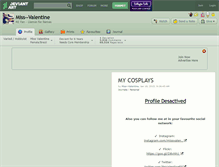 Tablet Screenshot of miss--valentine.deviantart.com