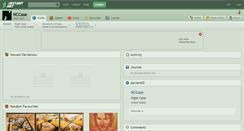 Desktop Screenshot of nccase.deviantart.com