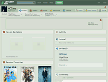 Tablet Screenshot of nccase.deviantart.com