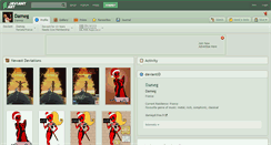 Desktop Screenshot of dameg.deviantart.com