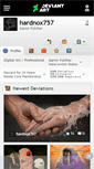 Mobile Screenshot of hardnox757.deviantart.com