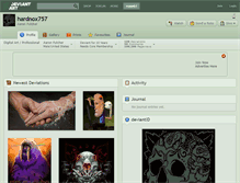 Tablet Screenshot of hardnox757.deviantart.com