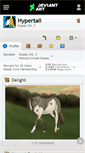Mobile Screenshot of hypertail.deviantart.com