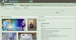 Desktop Screenshot of crazymaster698.deviantart.com