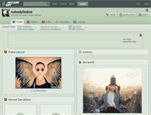 Tablet Screenshot of nobodyfedme.deviantart.com