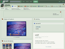 Tablet Screenshot of csirocks.deviantart.com