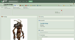 Desktop Screenshot of cyanide-design.deviantart.com