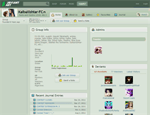 Tablet Screenshot of kaibaxishtar-fc.deviantart.com