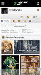 Mobile Screenshot of evi-horses.deviantart.com