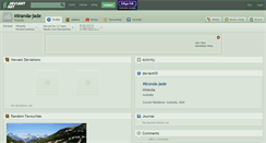 Desktop Screenshot of miranda-jade.deviantart.com