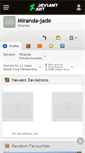 Mobile Screenshot of miranda-jade.deviantart.com