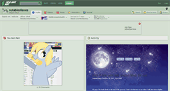 Desktop Screenshot of notablesilence.deviantart.com