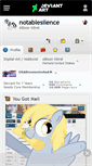 Mobile Screenshot of notablesilence.deviantart.com