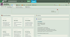 Desktop Screenshot of annafisha.deviantart.com