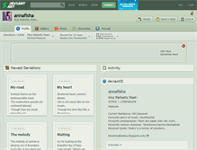 Tablet Screenshot of annafisha.deviantart.com