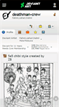 Mobile Screenshot of deathman-crew.deviantart.com