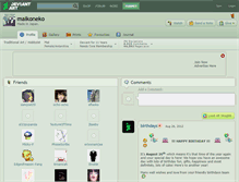 Tablet Screenshot of maikoneko.deviantart.com