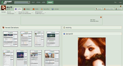 Desktop Screenshot of dry19.deviantart.com