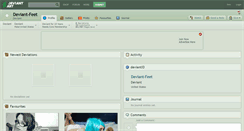 Desktop Screenshot of deviant-feet.deviantart.com