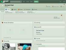 Tablet Screenshot of deviant-feet.deviantart.com