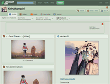 Tablet Screenshot of kirinakumachi.deviantart.com