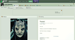 Desktop Screenshot of luxie-daemon.deviantart.com