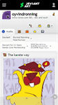 Mobile Screenshot of oyvindronning.deviantart.com