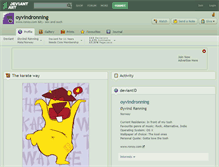 Tablet Screenshot of oyvindronning.deviantart.com