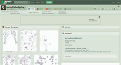 Desktop Screenshot of kennythehedgehog1.deviantart.com