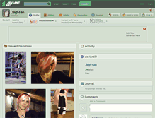 Tablet Screenshot of jegi-san.deviantart.com