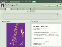 Tablet Screenshot of phoenixdaughteram.deviantart.com
