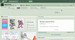 Desktop Screenshot of meganprime.deviantart.com