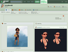 Tablet Screenshot of mrudowski.deviantart.com