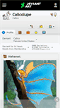 Mobile Screenshot of calicolupe.deviantart.com