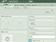 Tablet Screenshot of lucifex.deviantart.com