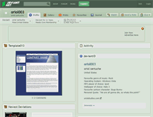 Tablet Screenshot of oriol003.deviantart.com