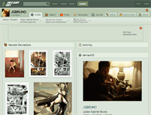 Tablet Screenshot of jgbruno.deviantart.com