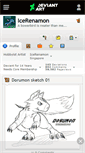 Mobile Screenshot of icerenamon.deviantart.com