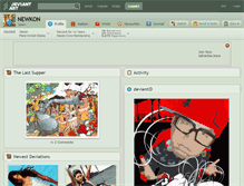 Tablet Screenshot of newkon.deviantart.com