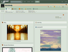 Tablet Screenshot of alexinindy.deviantart.com